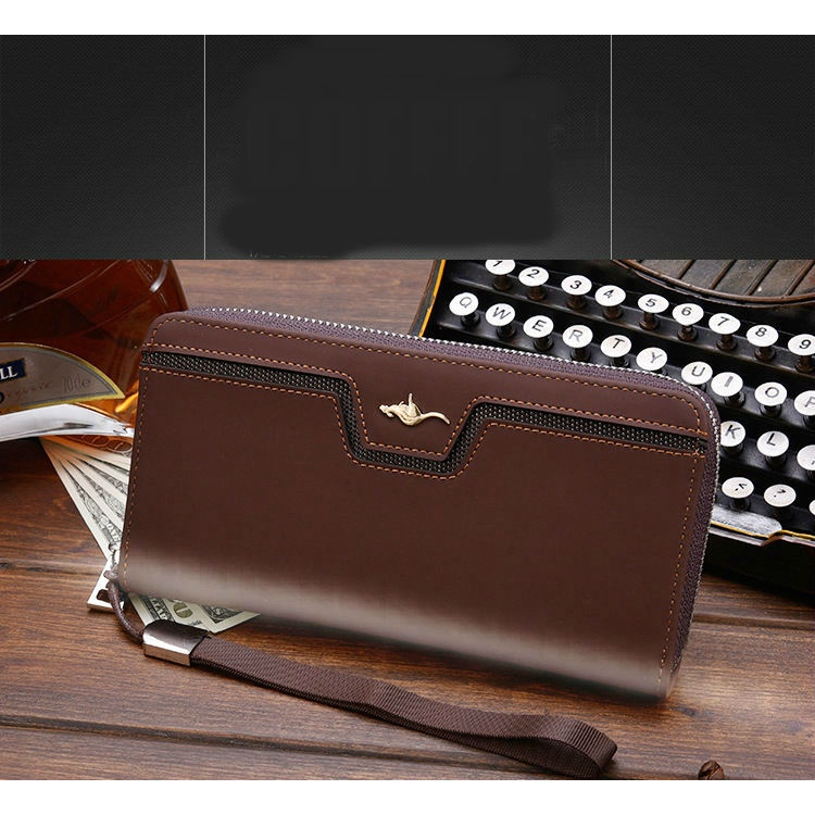 Ví Nam Nữ Unisex Cao Cấp HENGSHENG - Ví Dài - Bóp Đứng Dài - Long Section )