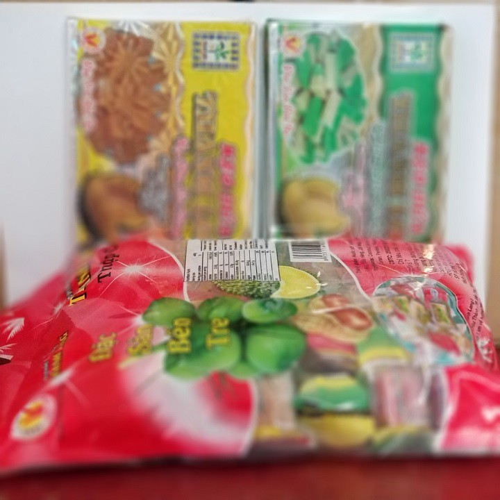 Kẹo dừa thanh long thập cẩm - đặc sản Bến Tre  - đồ ăn vặt Sài Gòn, thơm ngon đậm vị - ViXi Food