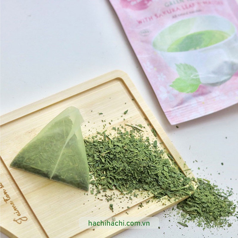 [Trà túi lọc] Trà xanh Sakura Matcha Nhật Bản 24g (3g x 8 gói) Hachi Hachi Japan Shop