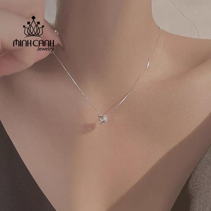 Dây Chuyền Bạc Vương Miện Nữ Hoàng - Minh Canh Jewelry