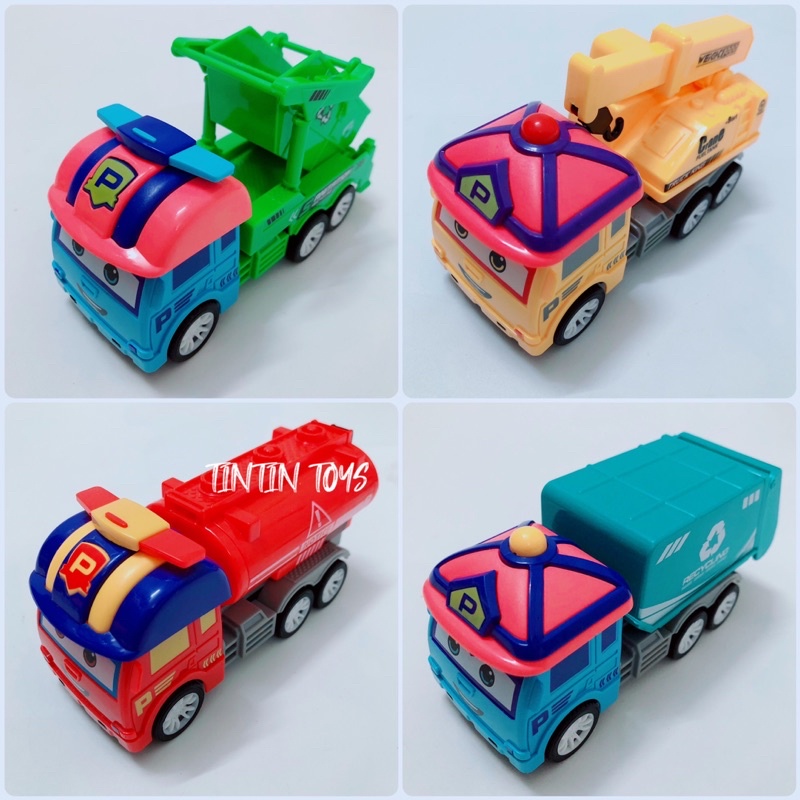 [ĐEP-Trớn Xịn] Đồ chơi xe công trường 13cm có trớn xịn