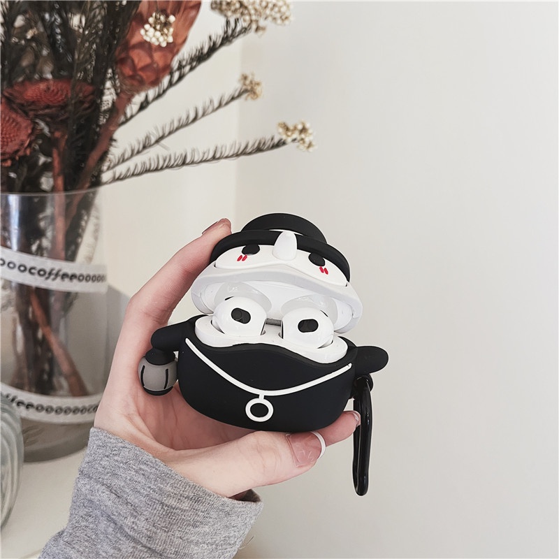 Vỏ Bảo Vệ Hộp Sạc Tai Nghe AirPods3gen AirPods2gen Màu Dạ Quang Thời Trang 2021 Ốp