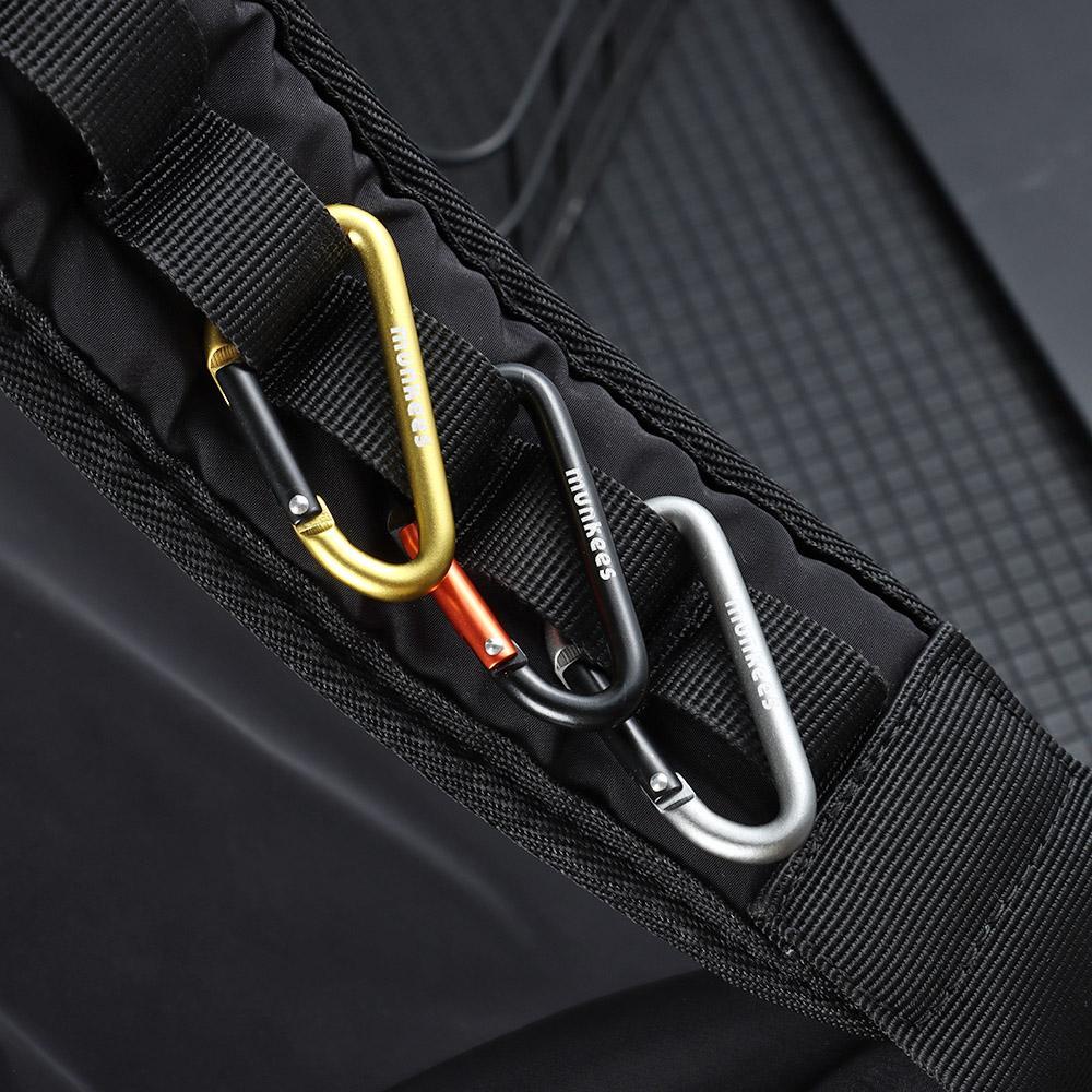 MUVAKO Bộ 2 Móc Khóa Leo Núi Bằng Hợp Kim An Toàn Mới