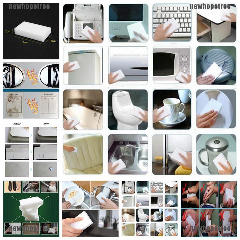 Bọt biển màu trắng dùng lau chùi