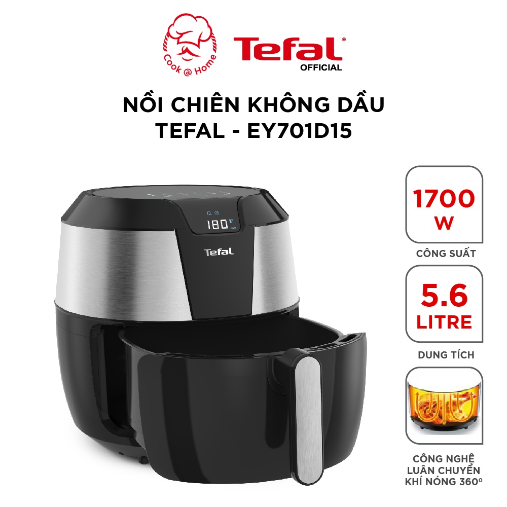 Nồi chiên không dầu Tefal EY701D15 - 5.6L, 1700W - Bảo hành 2 năm