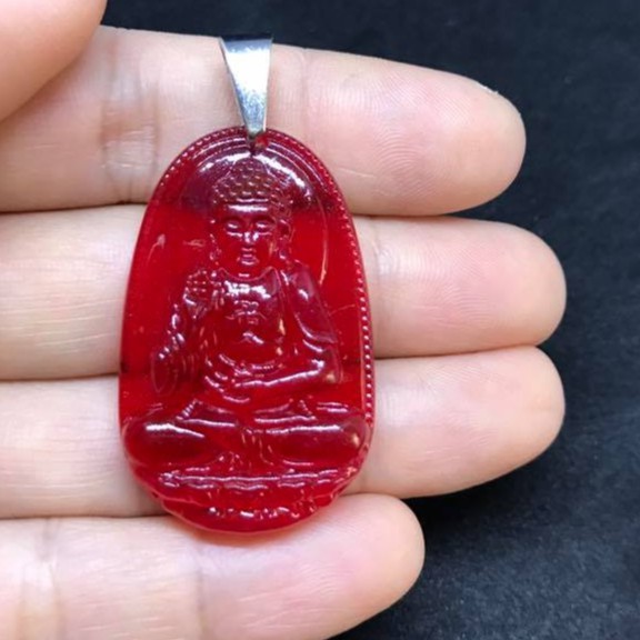MẶT DÂY CHUYỀN BẢN MỆNH A-DI-ĐÀ BẢN MỆNH TUỔI HỢI VÀ TUỔI TUẤT- TẶNG KÈM DÂY ĐEO