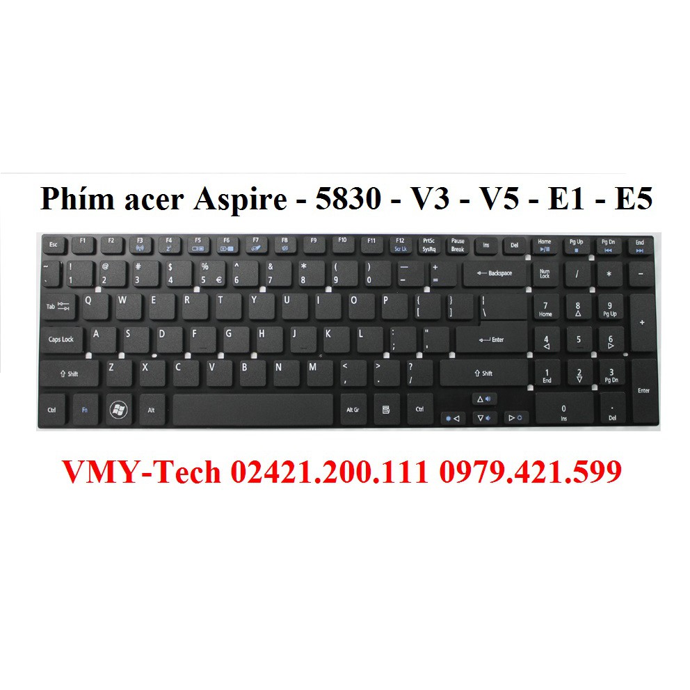 Bàn phím laptop ace E15, ES1-512, ES1-711, ES1-531, ES1-731, ES1-521, ES1-521, V5-561  NV55/NV57/NV52