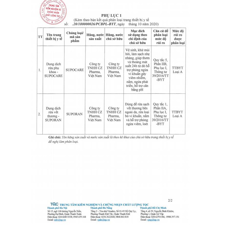 Dung Dịch Rửa Vết Thương SUPORAN Chai 100ml-190ml - Làm Sạch 999% Vi Khuẩn Nấm Trong 30 Giây - Coastlinecare Pharmacy