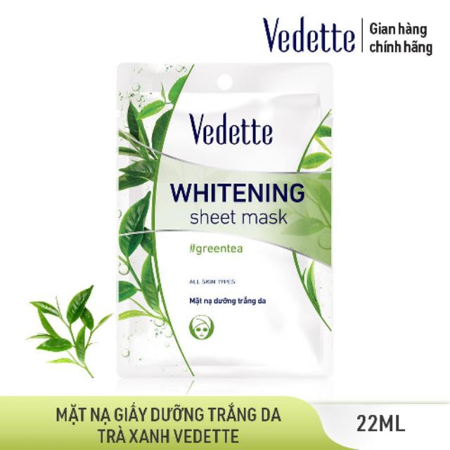 Mặt nạ giấy Vedette whitening sheet mask
