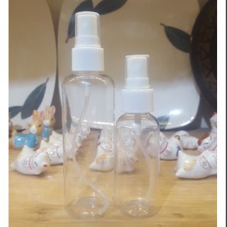 Chai nhựa trong phun sương 50 ml và 100ml