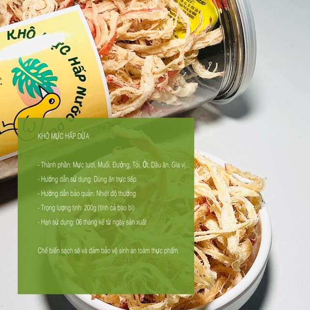 Khô Mực Hấp Nước Dừa 300g_Kết Nối Yêu Thương_1998s Foods | BigBuy360 - bigbuy360.vn
