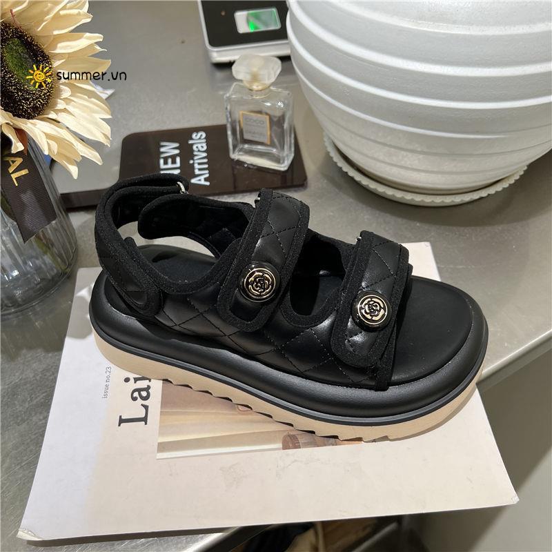 Sandal Thể Thao Đế Dày Phong Cách Thời Trang Mùa Hè Hàng Mới 2022 Dành Cho Nữ