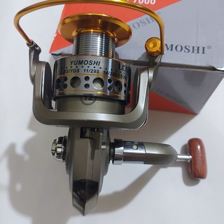 Máy câu cá yumoshi lc3000-7000 cối kim loại