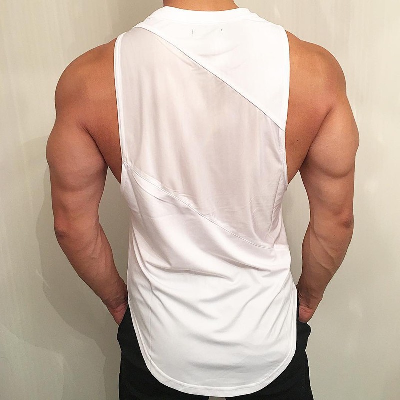 Áo ba lỗ gym thể thao tanktop Gymplus khoét nách,áo tập gym thể thao dành cho nam