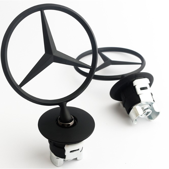 Logo 3d Bằng Hợp Kim Kẽm Gắn Phía Trước Xe Mercedes Benz W204 W210 W204 W212 C200
