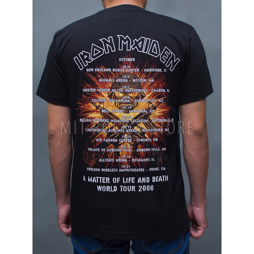 Áo Iron Maiden - Rock band tee - Áo Rock - Size S, M, L, XL, XXL - Áo Thái Lan