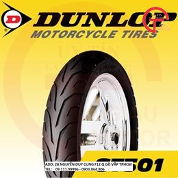 [ VỎ LỐP XE MÁY] VỎ LỐP DUNLOP GT501 SIZE 110.70-17 TL 54H