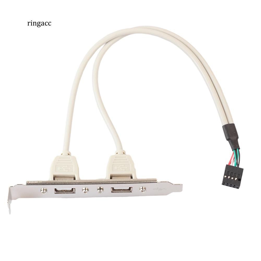 Cáp chuyển đổi cổng 9 Pin sang 2 cổng USB 2.0A dài 30cm tiện dụng