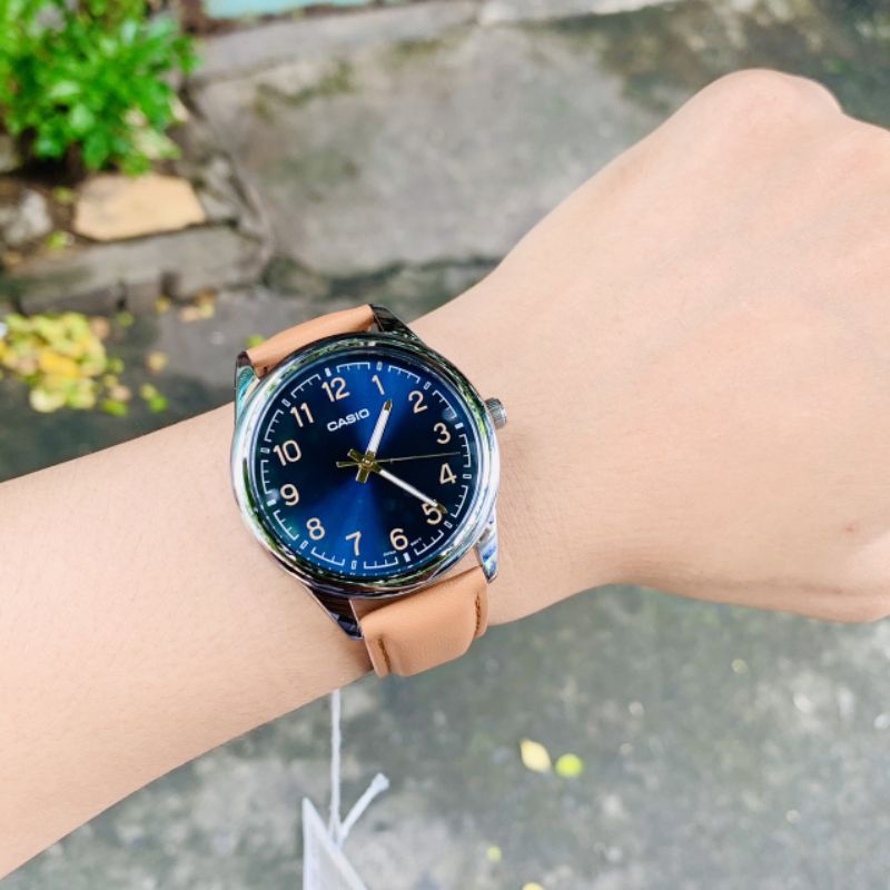 Đồng hồ nam dây da Casio MTP-V005L- Bảo hành 1 năm-Hằng Store