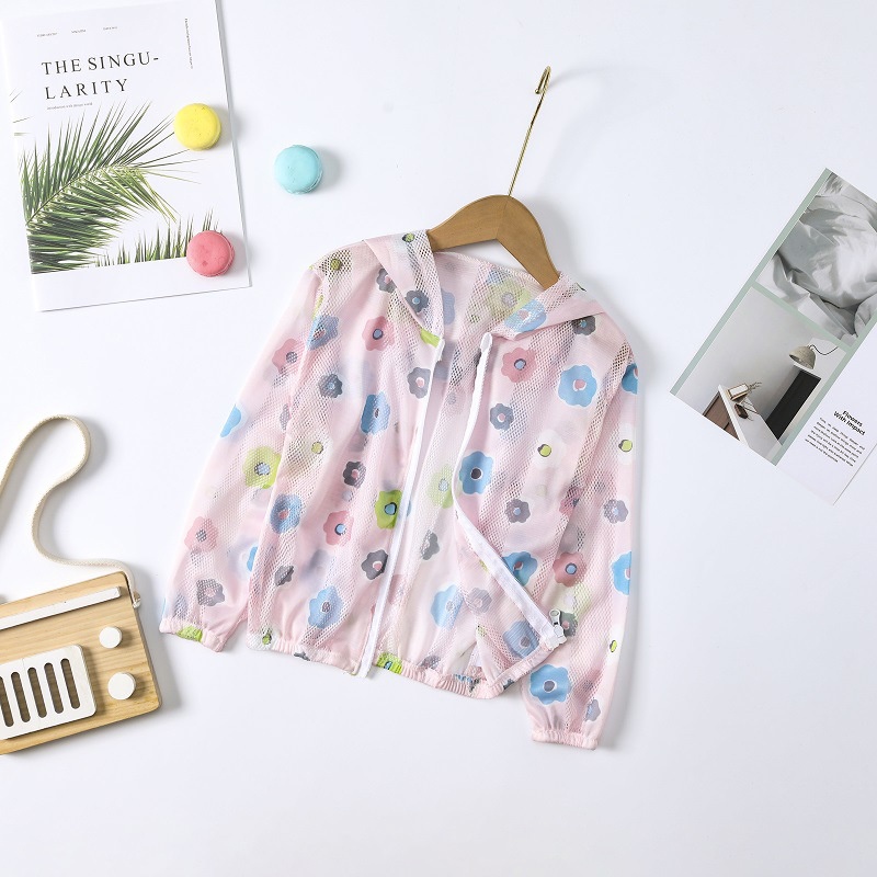 Áo Khoác Chống Nắng Thoáng Khí Thời Trang Mùa Hè Cho Bé