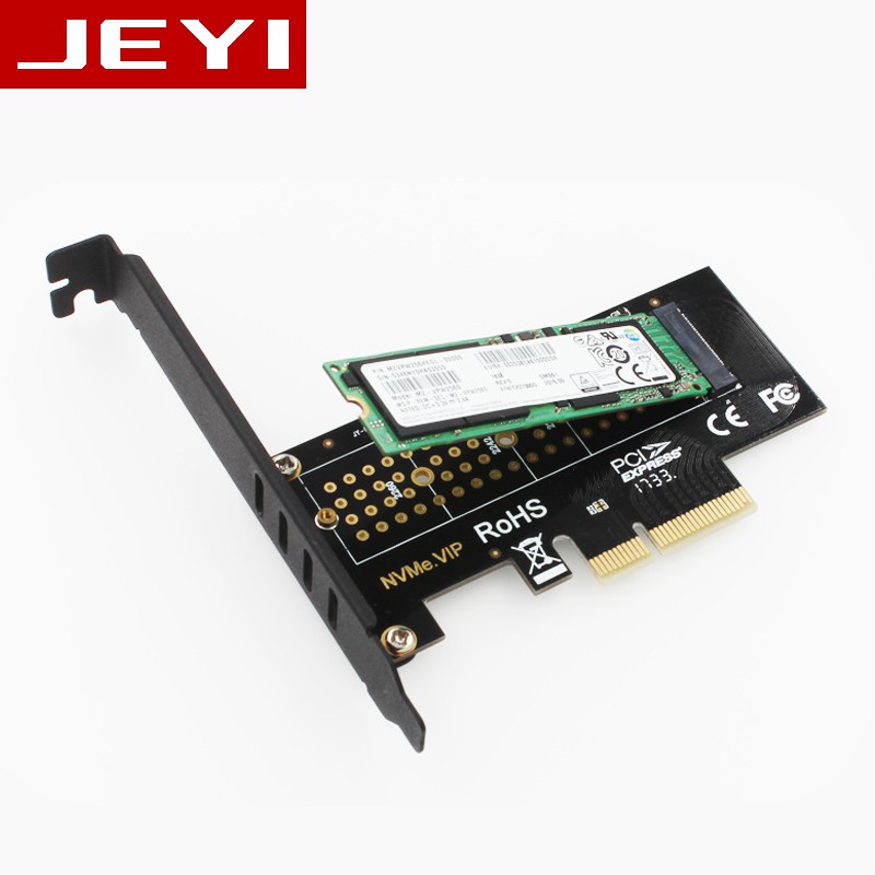 JEYI SK4 M.2 NVMe SSD NGFF to PCIE X4 Adapter M Key Interface Card Suppor PCI Express 3.0 X4 2230-2280