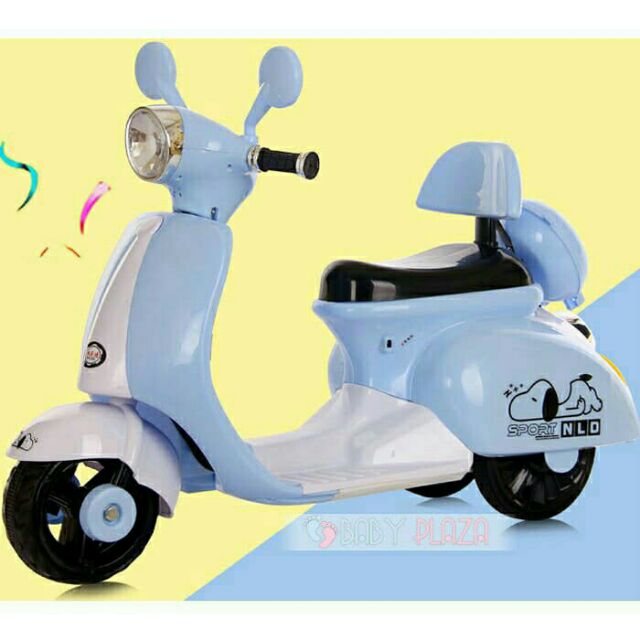 Xe máy điện Vespa có nhạc có đèn có tựa lưng