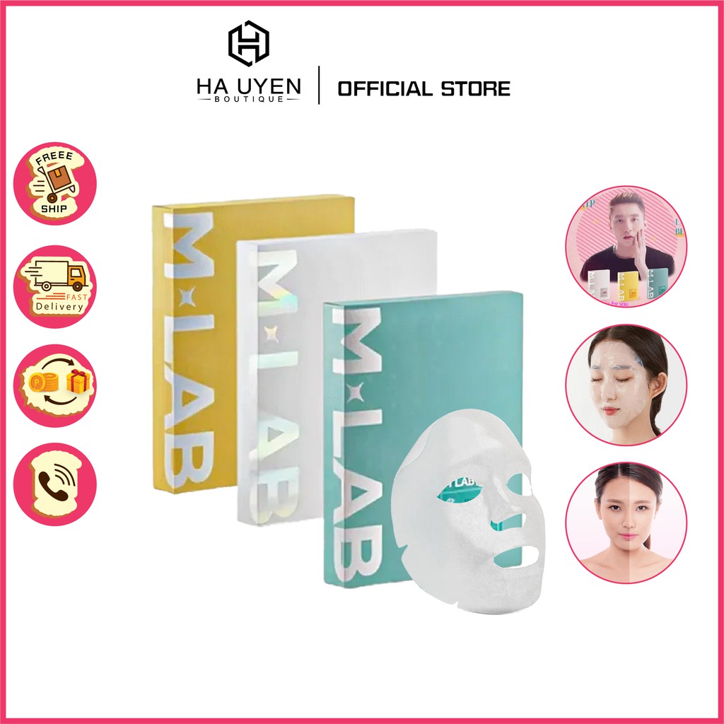 Mặt Nạ M-Lab Sợi Tre Dưỡng Da Mịn Màng Trắng Sáng [ Chính - hãng ]