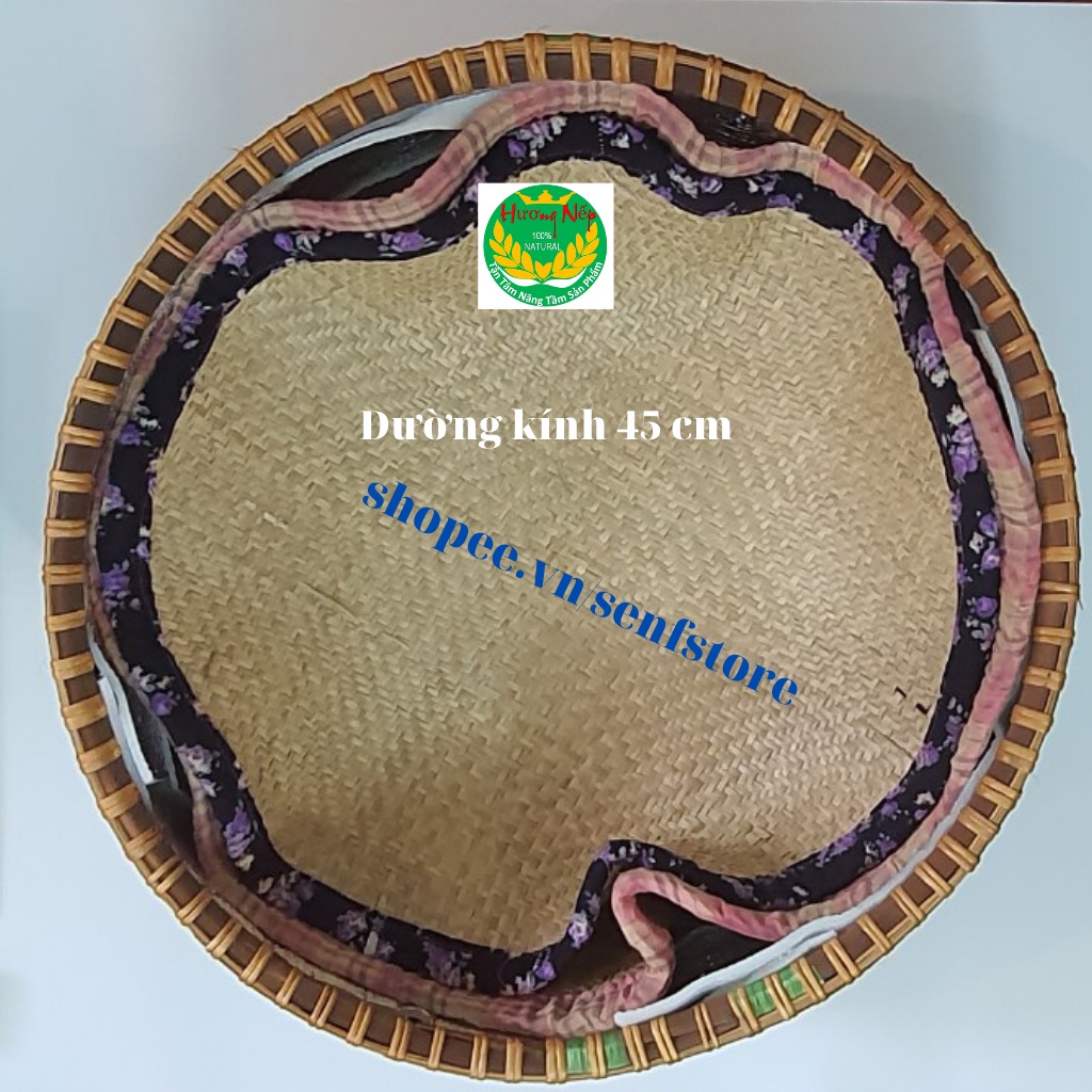 (Combo) Bộ Thúng đựng xôi, ủ ấm xôi khi bán, vệ sinh, tiện lợi, tiết kiệm