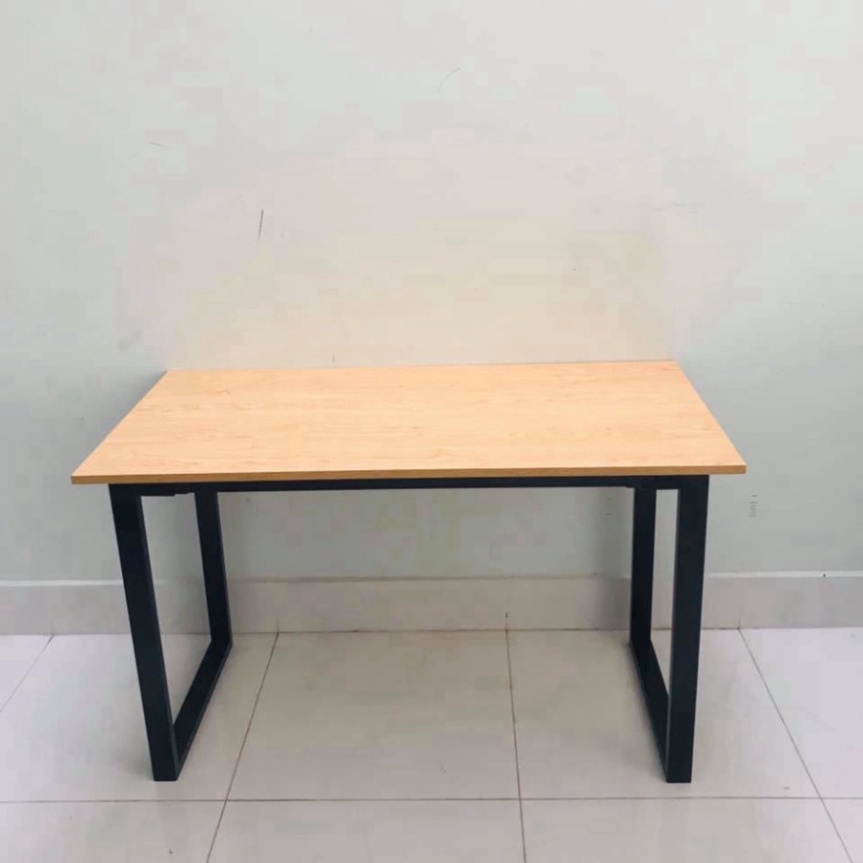 Bàn làm việc chữ U, K kích thước 120x60x70cm mặt gỗ MDF chân sắt sơn tĩnh điện dùng học tập, để máy tính