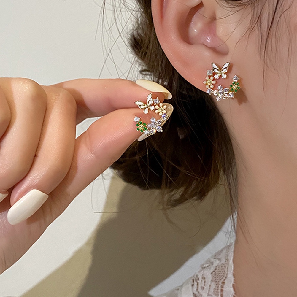 Khuyên Tai Hình Bướm Thời Trang Thanh Lịch Dành Cho Nữ