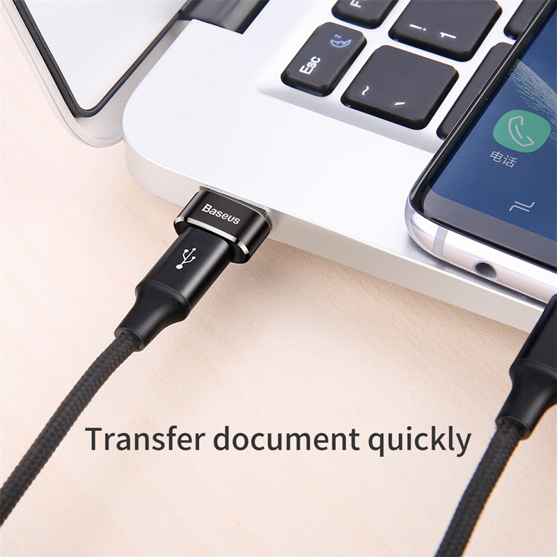 Adapter chuyển đổi từ đầu cắm USB sang cổng Type C dành cho Notebook