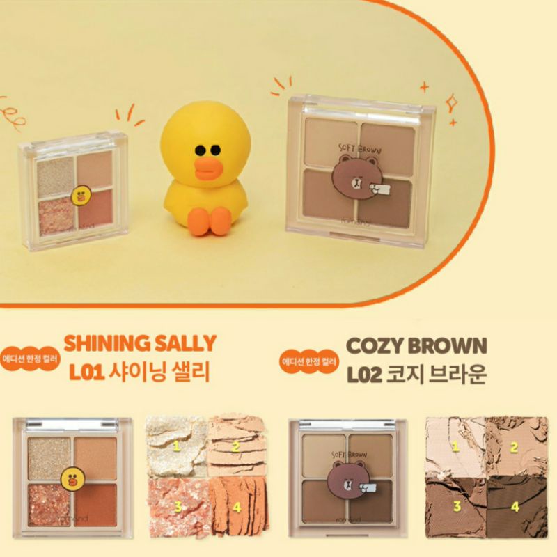 BST trang điểm Romand × LINE FRIENDS "Tiny But Mighty"