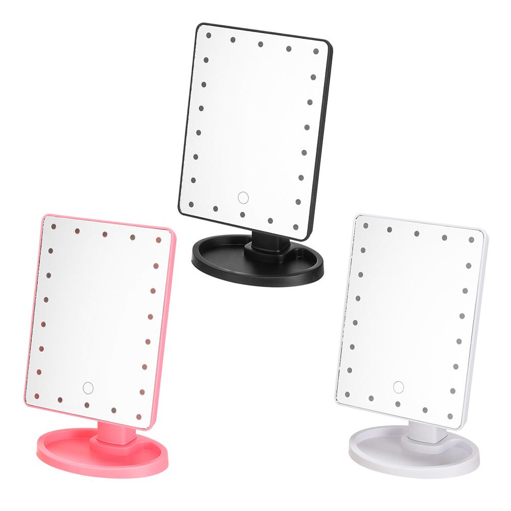 XIANTIN Gương Trang Điểm Xoay Có Đèn LED Cảm Ứng Để Đi Du Lịch