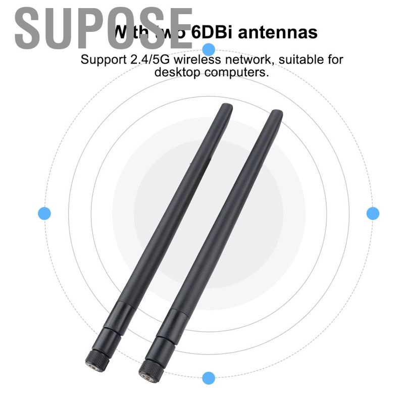 Set 2 Ăng Ten Thu Sóng M.2 / Ngff 2x6dbi Cho Intel 9260ngw Bcm94360 Ss | BigBuy360 - bigbuy360.vn