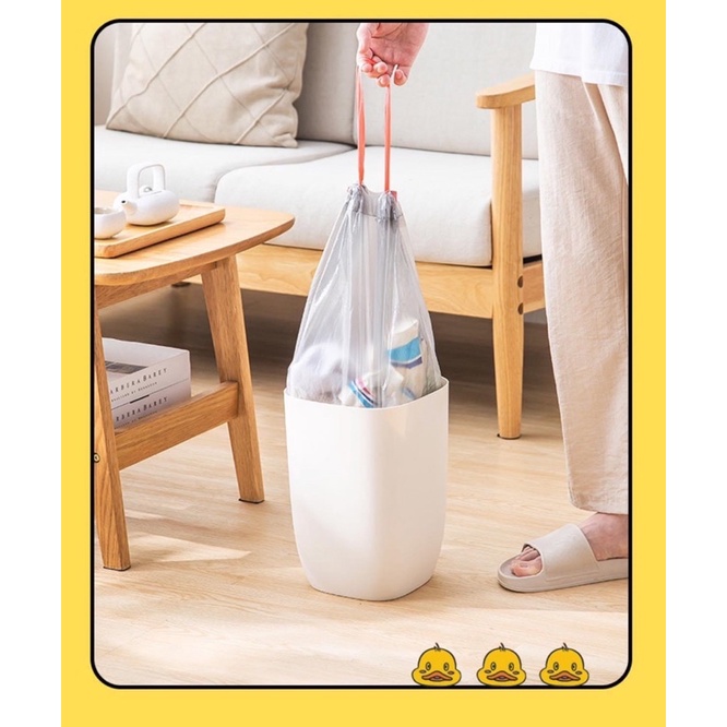 túi rác 6 cuộn 100cái kích thước 45cm X 60cm