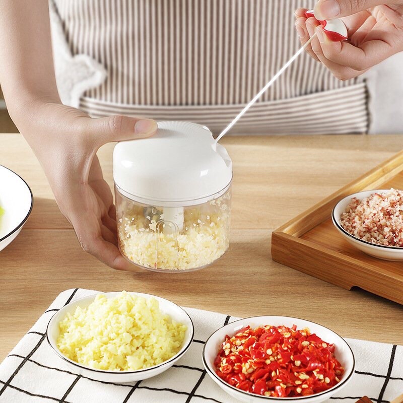 Dụng cụ xay hành tỏi ớt cầm tay đa năng