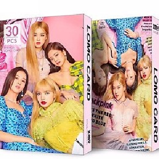 Hộp ảnh Lomo ảnh card nhóm Blackpink set 30 tấm