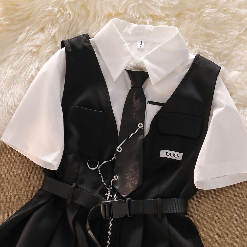 Set Áo Sơ Mi + Váy Học Sinh Nhật Ulzaang Japan
