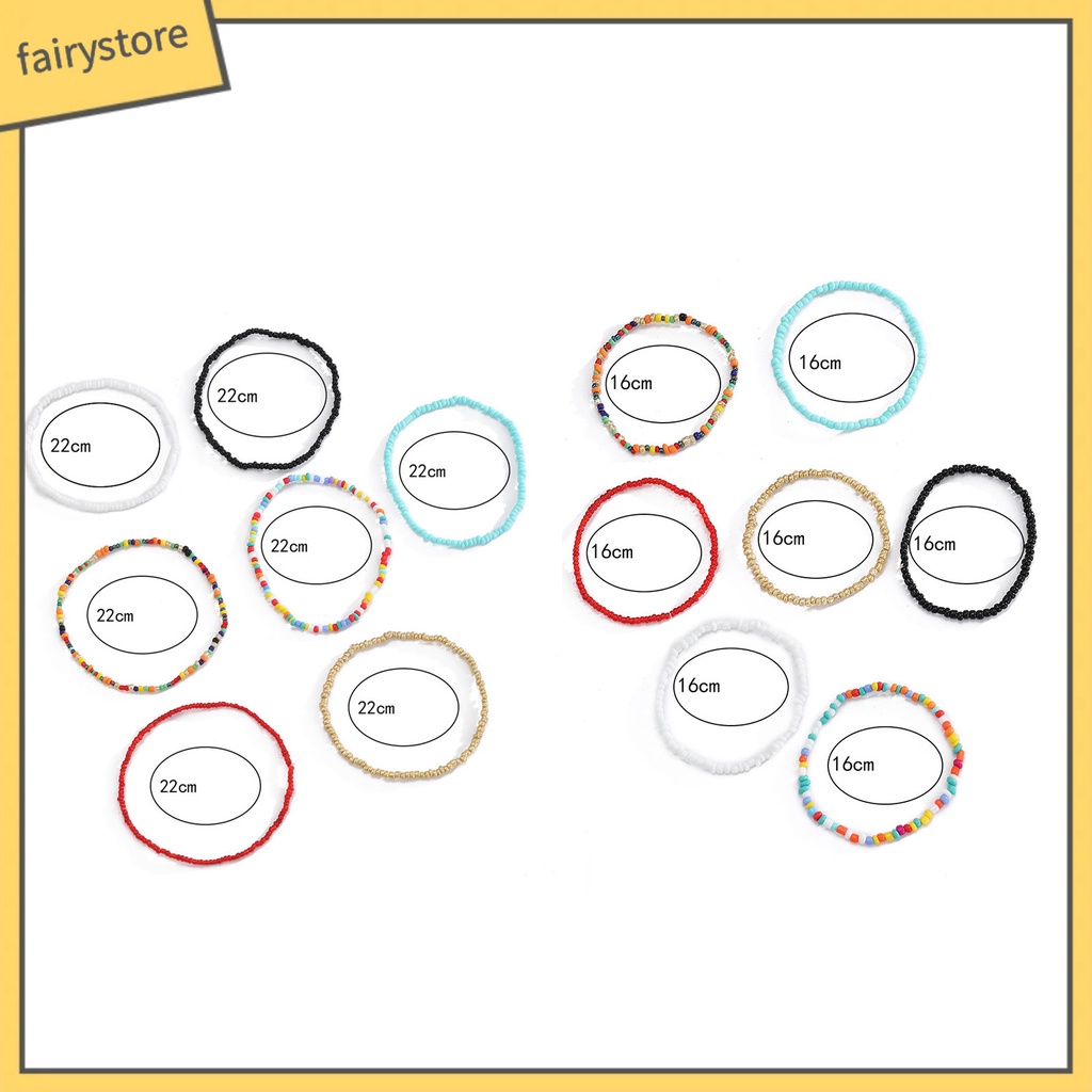 Lắc chân/ vòng tay tự làm thủ công nhiều màu sắc đáng yêu thời trang đi biển