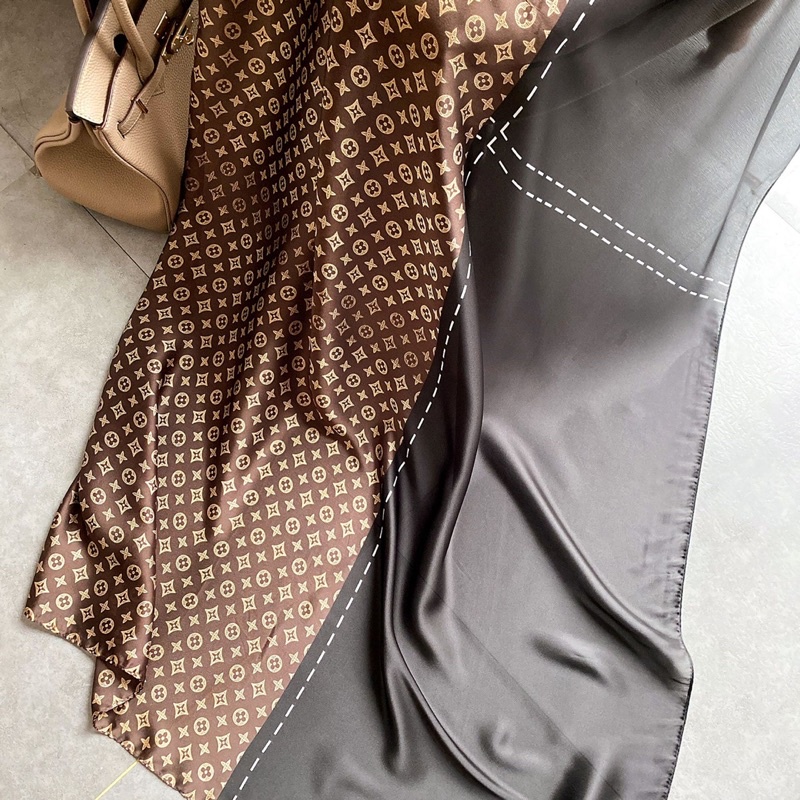 Khăn choàng lụa cao cấp đa năng size 90x180cm