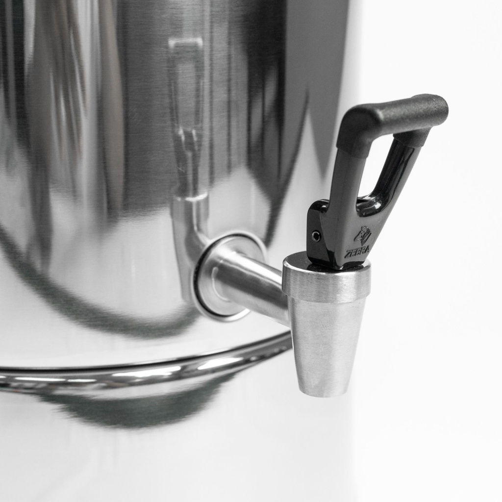 Thùng đựng nước inox304 Zebra Thái Lan 11.3L-24cm có vòi gạt 114024