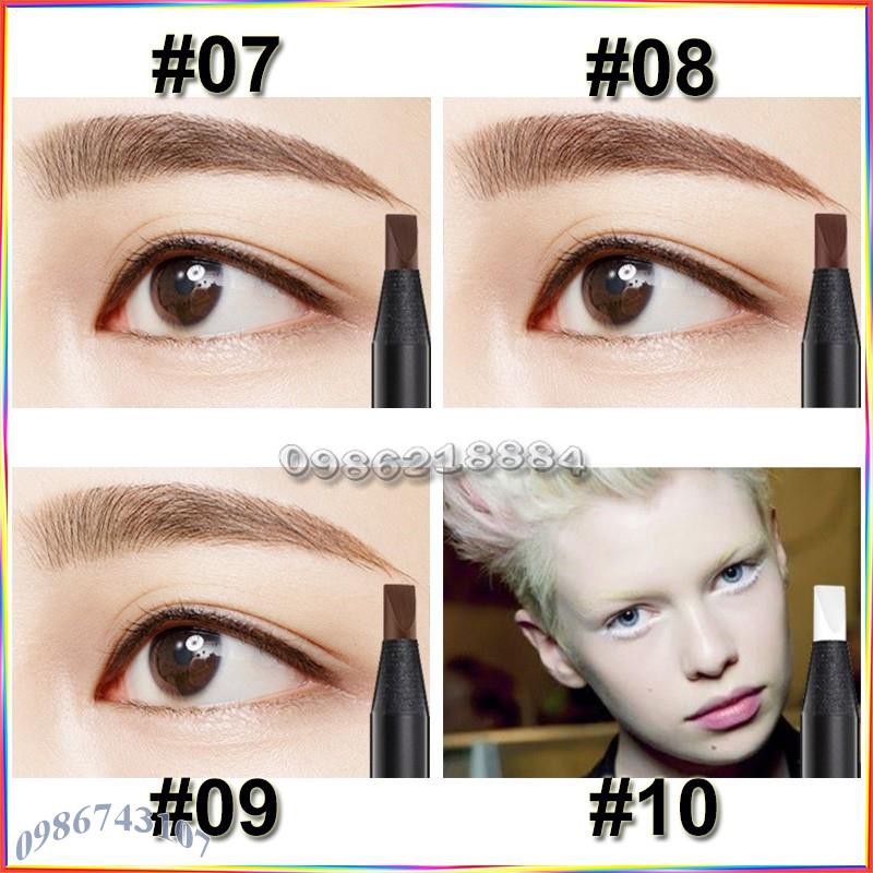 Chì xé kẻ mày cao cấp Haozhuang Make Up Milano Eyebrow Pencil siêu mịn bền màu AEP1 | BigBuy360 - bigbuy360.vn