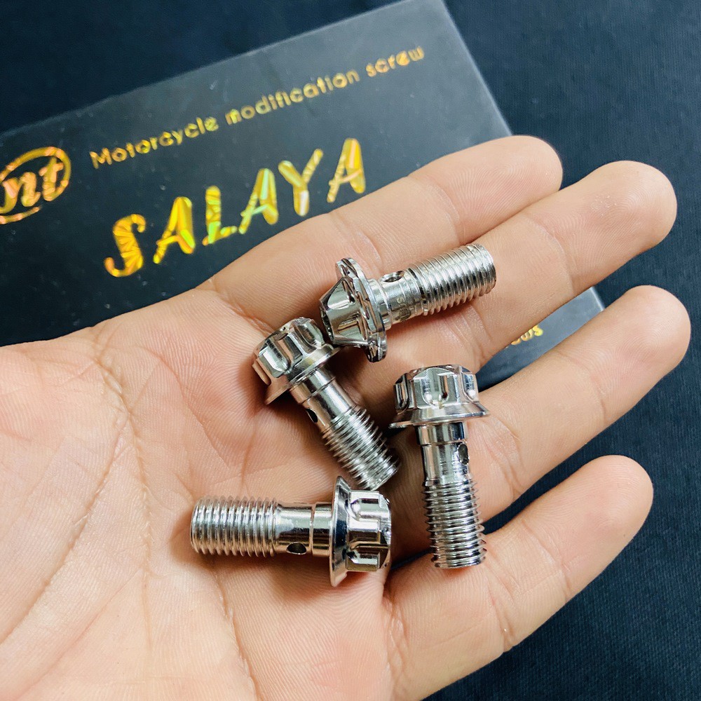 [ỐC SALAYA 10LY] ỐC bắt dây dầu xe máy, ốc SALAYA 10LY giữ dây dầu