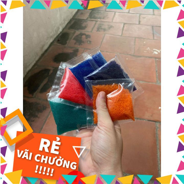 (Rẻ Vô Địch) Hạt Nở, Hạt Tinh Thạch Ngâm Nước 7 - 8Mm - Túi 45Gam 10.000 Viên