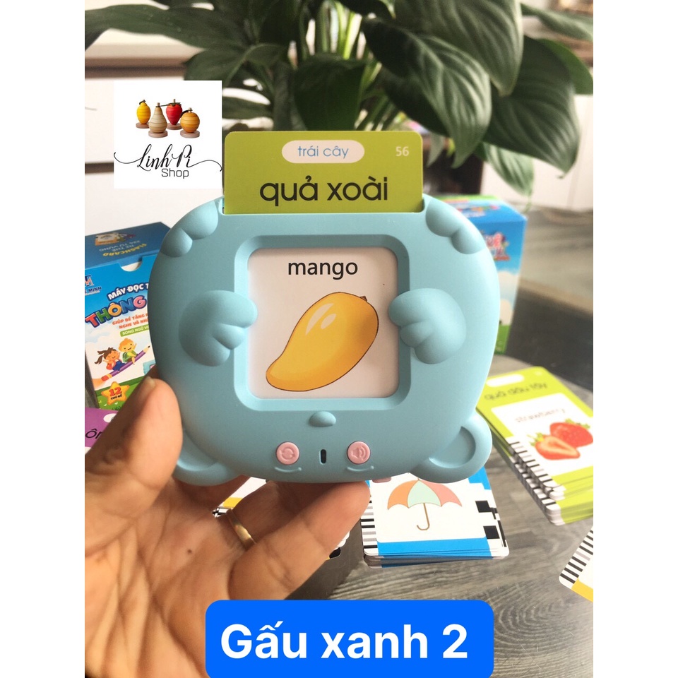 Máy đọc thẻ flashcard song ngữ Anh- Việt bảo hành 3 tháng