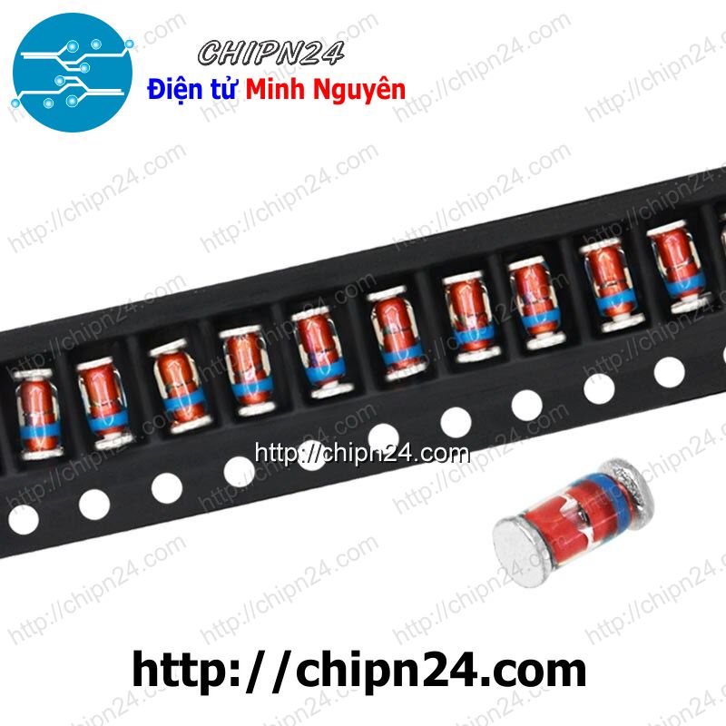 [10 CON] Diode Zener Dán 1W 12V SMD ZM4742A (Diode ghim điện áp 12V)