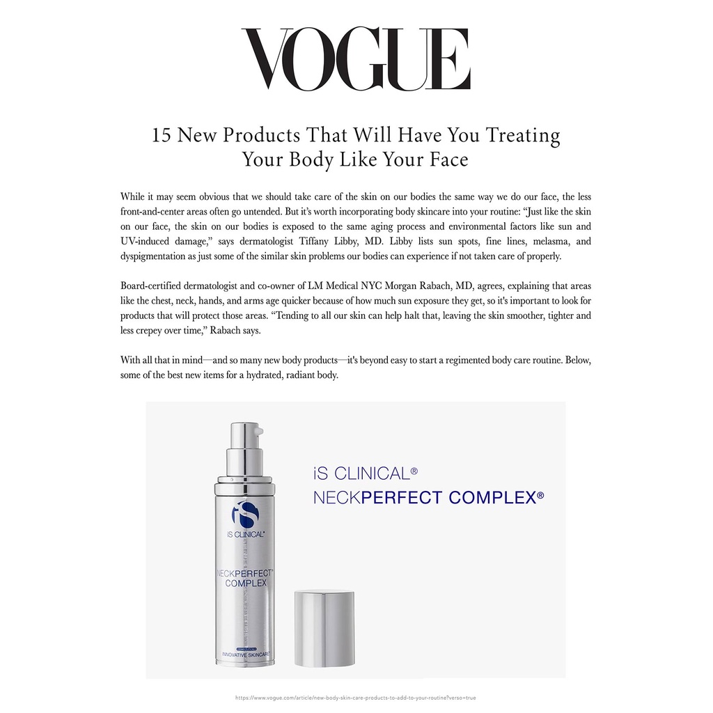 Kem dưỡng iS CLINICAL NeckPerfect Complex nâng cơ và săn chắc da vùng cổ 50g