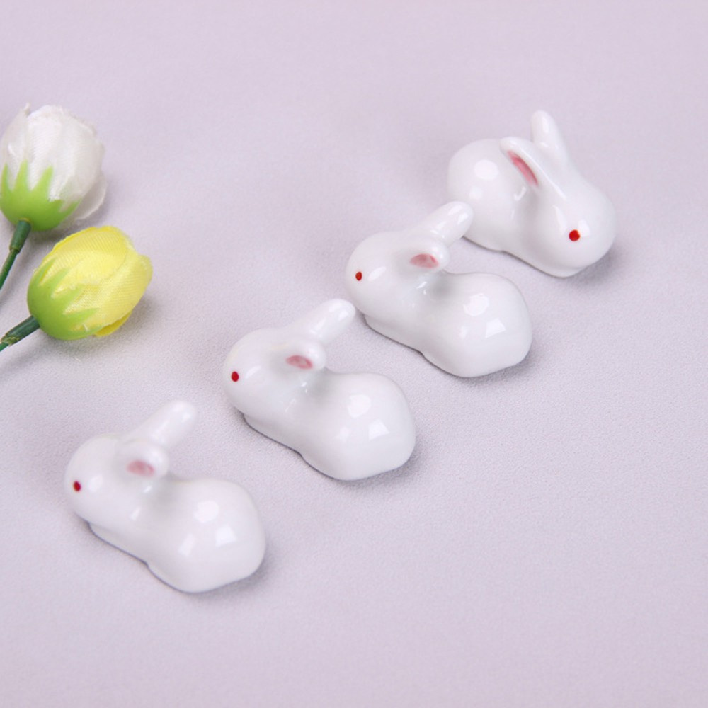 Giá Gác Đũa Hình Con Thỏ Bằng Gốm