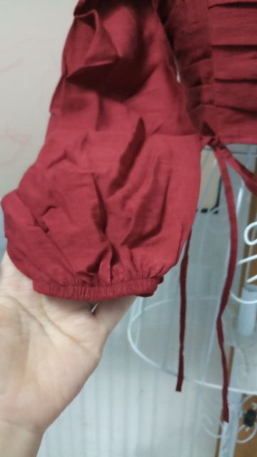 Áo croptop nhún xếp ly ngang kèm ảnh thật | BigBuy360 - bigbuy360.vn