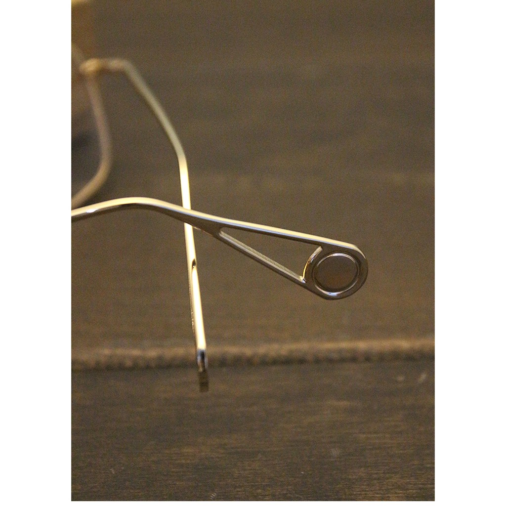 Kính Mát Gọng Kim Loại Chống Ánh Sáng Xanh Hình Chữ Nhật Cho Nam Nữ